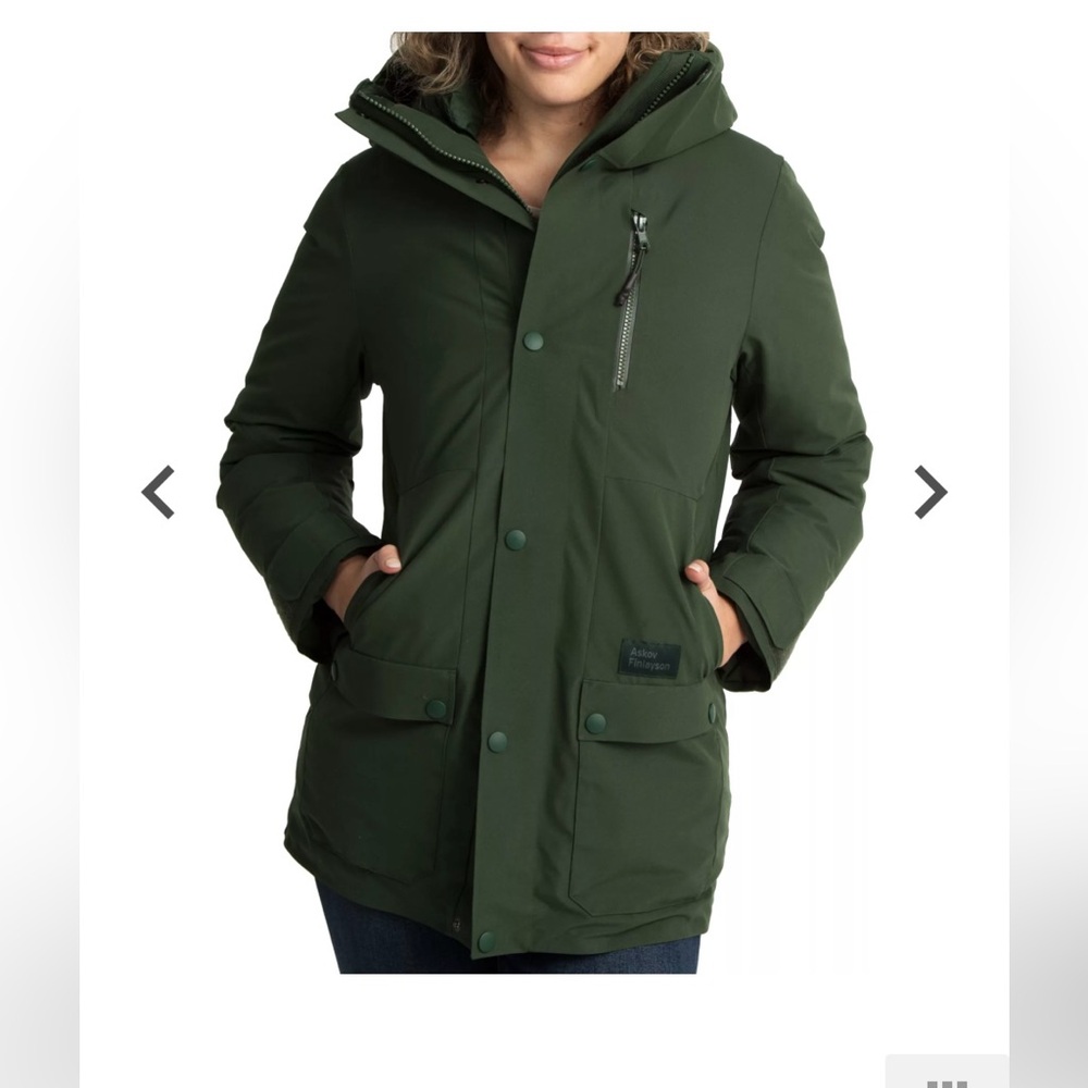 Women's Askov Finlayson Hooded Winter Parka 
Golden Brown/Wheat NIB